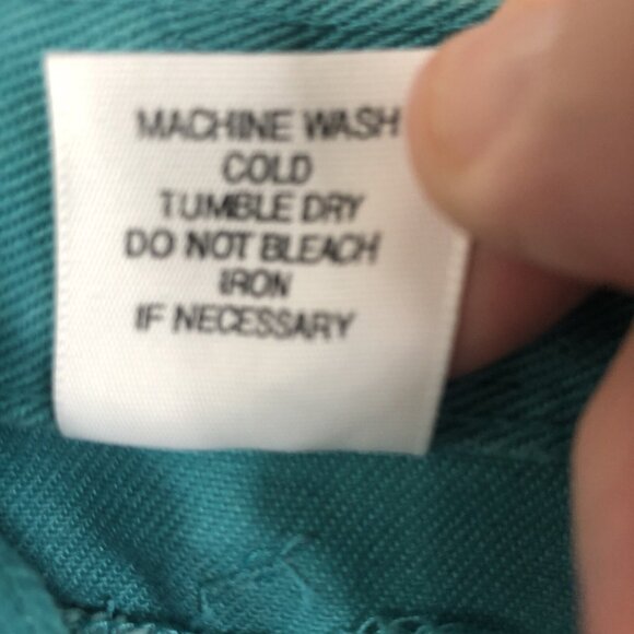 Vintage Jewells Classic Bottoms Jeans Jrs 11 Green Bareback Western High Waist - Picture 8 of 16